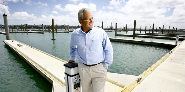 Tony Mair says facilities and clubrooms would be floating, as at Orakei Marina in Okahu Bay.